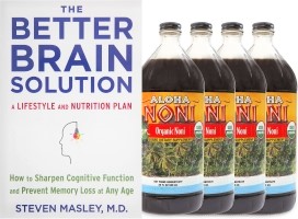 Dr. Masley Book Special - Organic Aloha Noni Juice